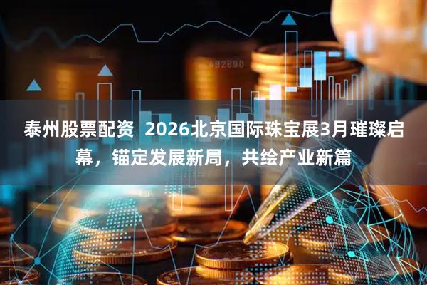 泰州股票配资  2026北京国际珠宝展3月璀璨启幕，锚定发展新局，共绘产业新篇