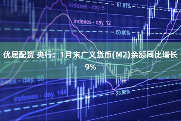 优居配资 央行：1月末广义货币(M2)余额同比增长9%